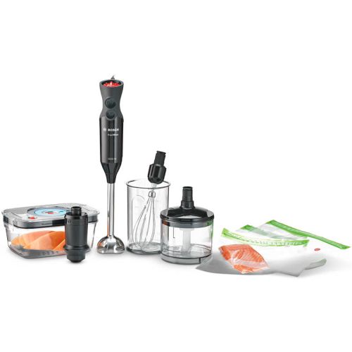 Bosch stavblender med vakuum pakker og mini hakker