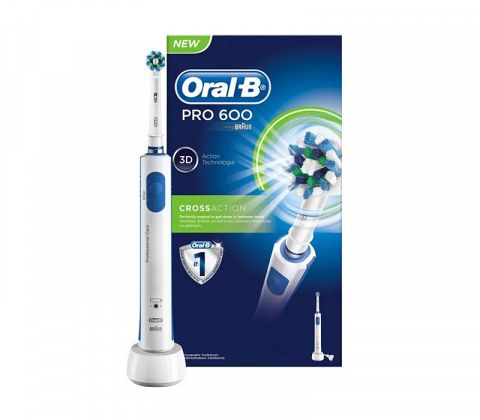 Oral B elektrisk tandbørste pro600 crossaction