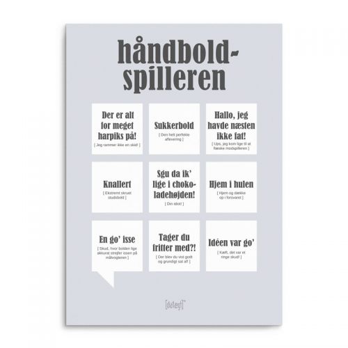 Dialægt - håndboldspilleren