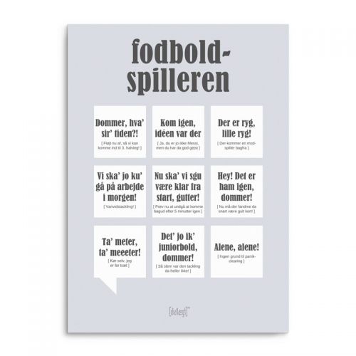 Dialægt - fodboldspilleren