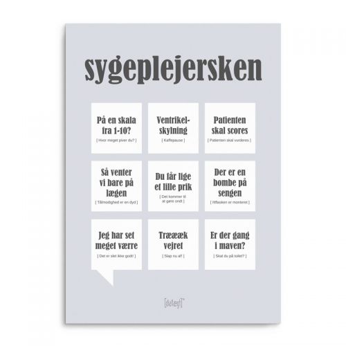 Dialægt - sygeplejersken