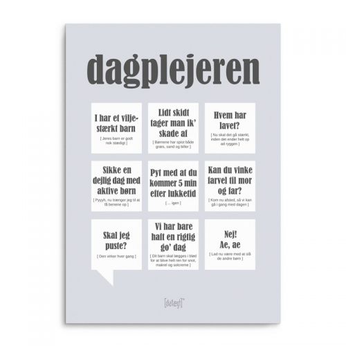 Dialægt - dagplejeren