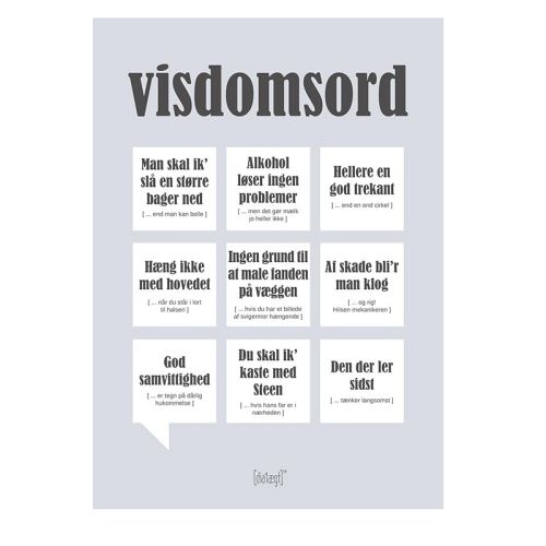 Dialægt visdomsord