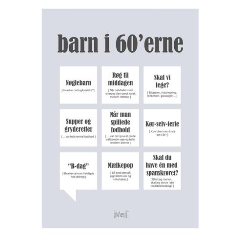 Dialægt barn i 60´erne