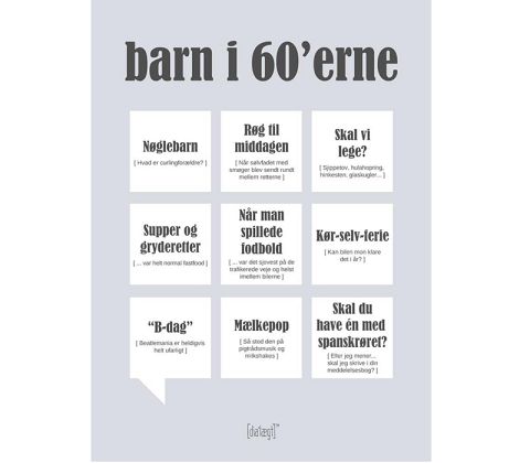 Dialægt barn i 60´erne