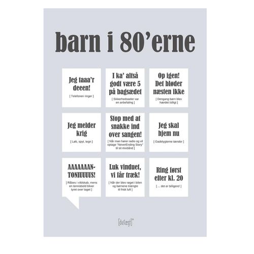 Dialægt barn i 80´erne