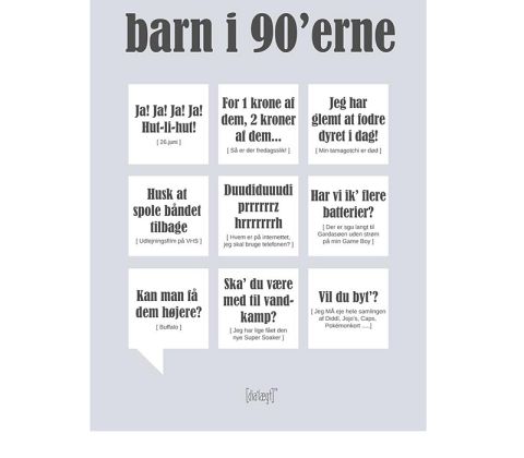 Dialægt barn i 90´erne