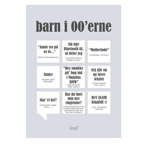 Dialægt barn i 00´erne