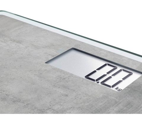 Soehnle personvægt glas med beton look