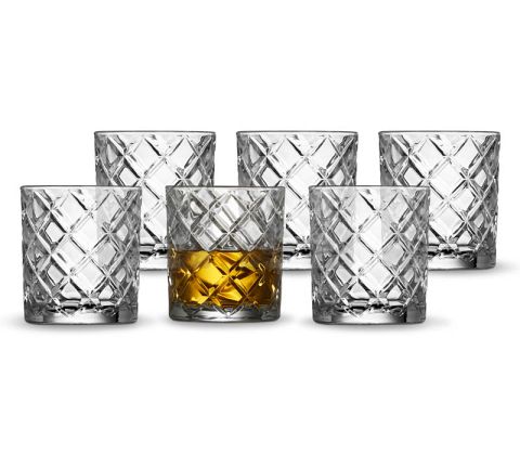 Lyngby whiskyglas Diamond 6 stk.