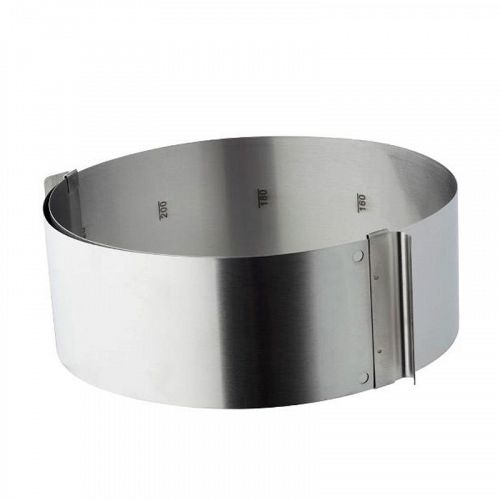 Justerbar kage ring 16 - 32 cm.