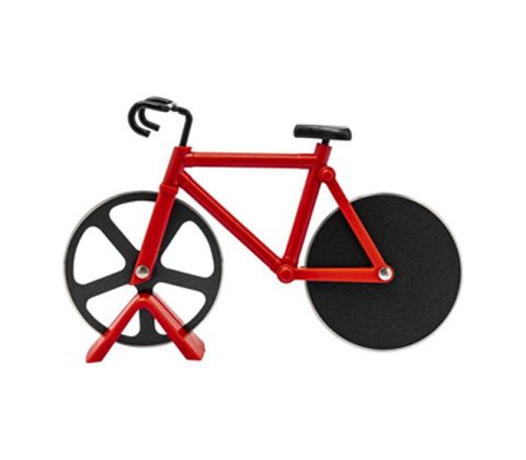 pizzaskærer cykel rød/sort