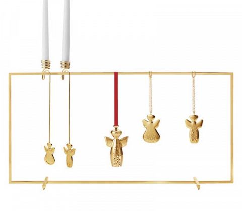 Georg Jensen juledisplay, forgyldt