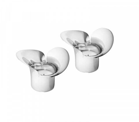 Georg Jensen Bloom Botanica fyrfadsstage 2-pk.