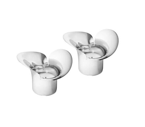 Georg Jensen Bloom Botanica fyrfadsstage 2-pk.