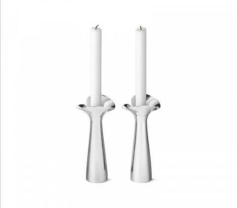 Georg Jensen Bloom Botanica lysestager 2-pk.