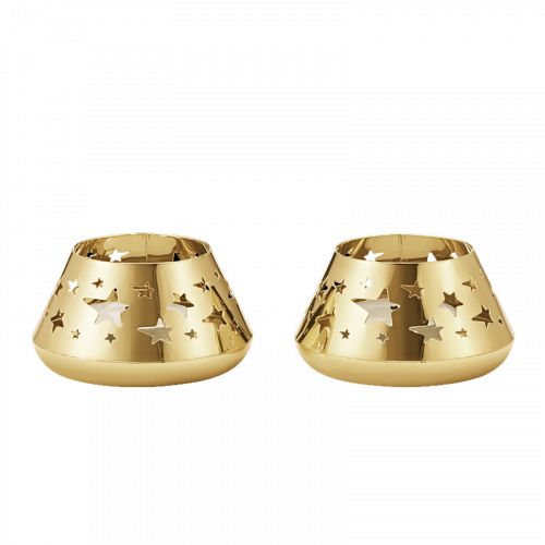 Georg Jensen fyrfadstager 2021 forgyldt