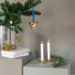 Georg Jensen CC stjerne lysestage, guld