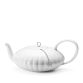 bernadotte tea pot, porcelain & ss, mirr