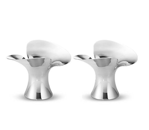 Georg Jensen Bloom Taper lysestager 2 stk.