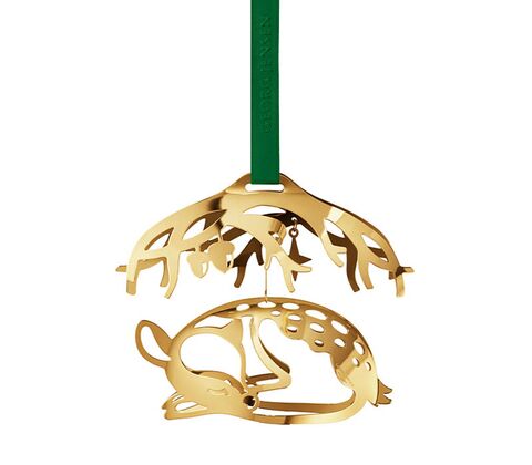 Georg Jensen juleuro 2023  dådyr forgyldt