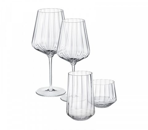 Georg Jensen Bernadotte glas 2 el. 6 stk.