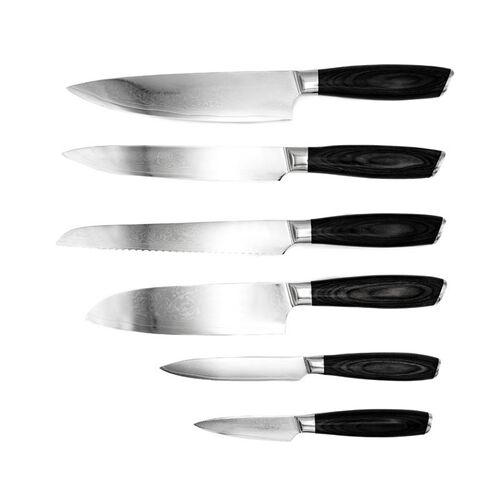 Hâws damascus Laguiole knivsæt 6 dele