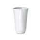 Lyngby trompetvase 18 cm hvid