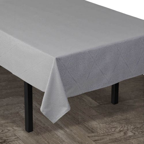 Juna damask vævet borddug grå