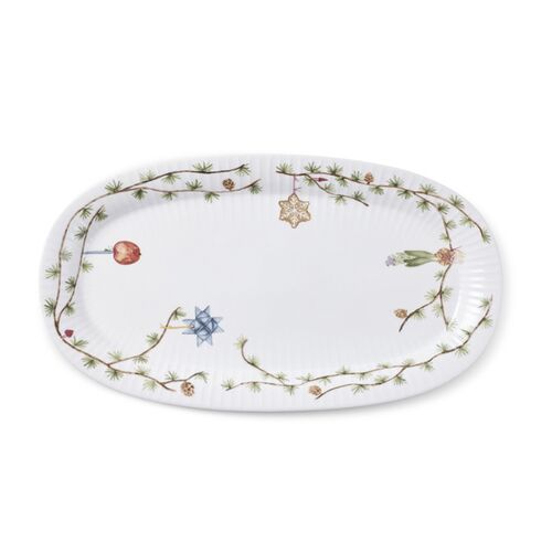 Hammershøi jul ovalt serv.fad