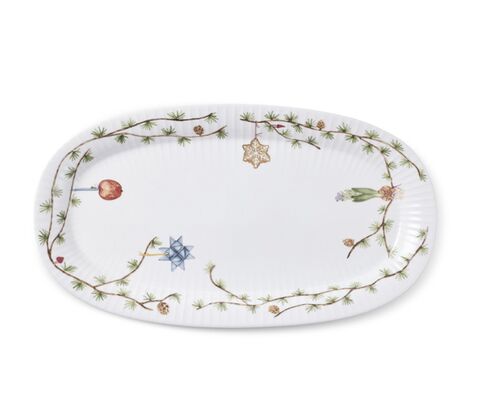 Hammershøi jul ovalt serv.fad