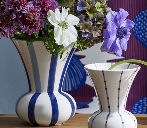 Kähler Signature vase blå