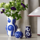 Kähler Tulle vase blå 22,5 cm