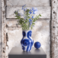 Kähler Tulle vase blå 22,5 cm