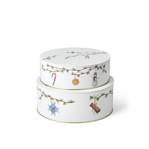 Kähler Hammershøi jul opbevaringsdåser 2023 2-pk