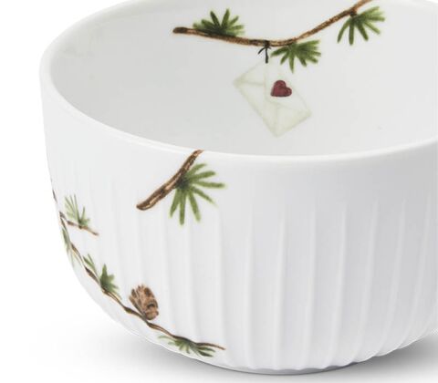 Hammershøi juleskål med dekoration 11 cm.