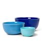 Lyngby color skålesæt med 3 farvede skåle