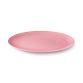 Lyngby Rhombe color farvet oval serveringsfad  Rosa. 28,5 cm. x 25 cm.