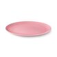 Lyngby Rhombe color farvet oval serveringsfad  Rosa. 28,5 cm. x 25 cm.