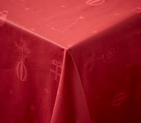 Nordisk Tekstil dug Juletid rød 
