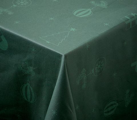 Nordisk Tekstil dug juletid grøn