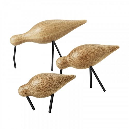 Normann Copenhagen Shorebird vadefugle EG med sorte ben