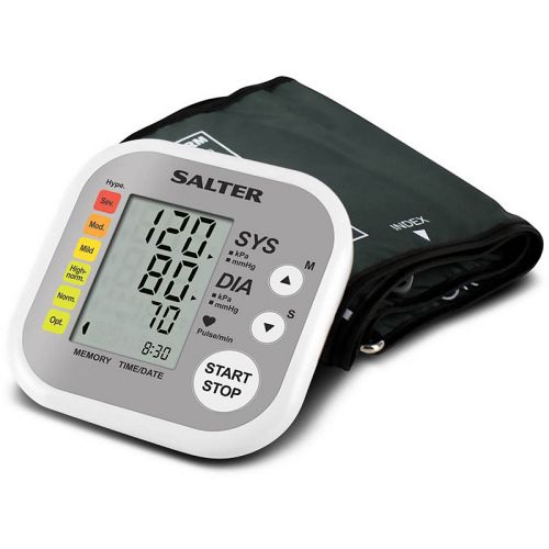 Salter automatisk blodtryksmåler med manchet
