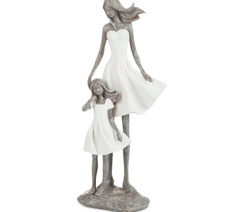 Columbine figur mor og datter 35 cm.