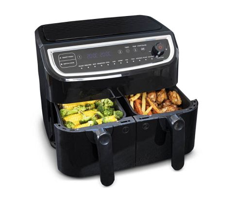 Gastronoma dobbelt airfryer med 2 skuffer, 9 liter