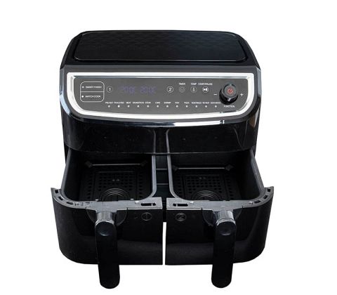 Gastronoma dobbelt airfryer med 2 skuffer, 9 liter