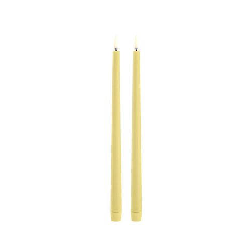Uyuni LED stagelys gul  32 cm Lys gul