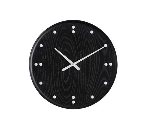 Finn Juhl vægur sort bejdset 25 cm.