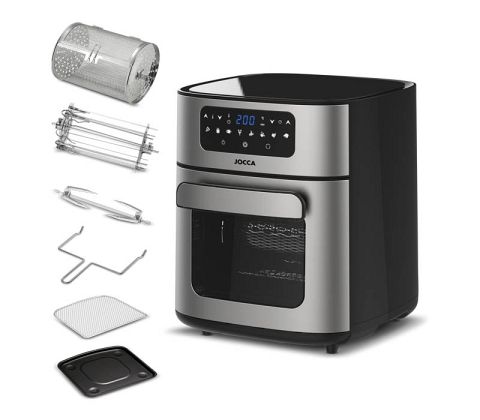 Jocca airfryer oven 10 liter sort-stål