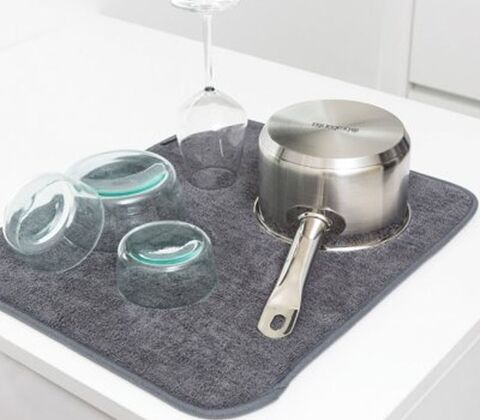 Brabantia microfiber opvaskemåtte grå